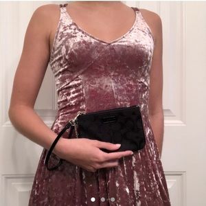 Black COACH wristlet in PERFECT condition